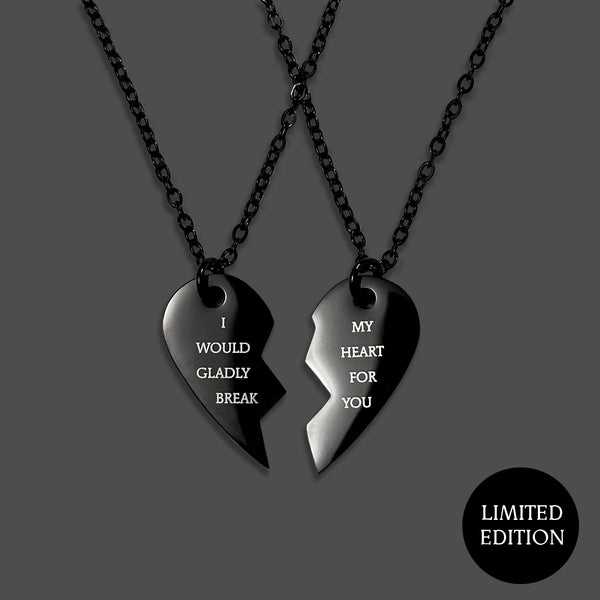 I Would Gladly Break My Heart For You Necklace Set